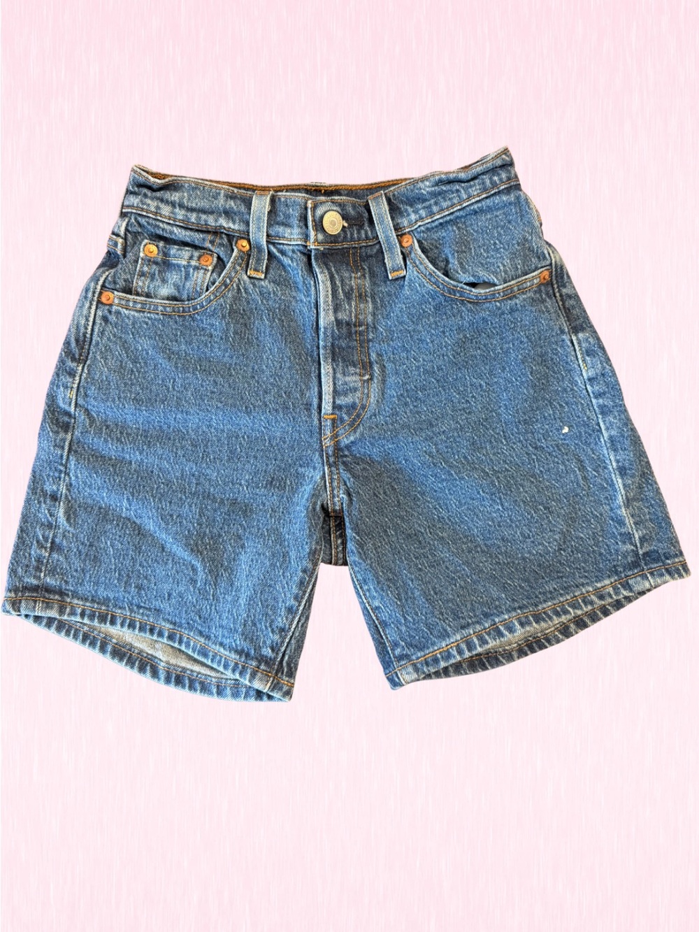 Levi's Vintage-Inspired Blue Denim Shorts